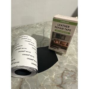 Self Adhesive Leather Repair Tape, Patch Repair Kit (Black-Litchi Grain)